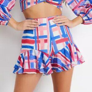 PatBO Riviera Cotton-Gauze Shorts - NEW